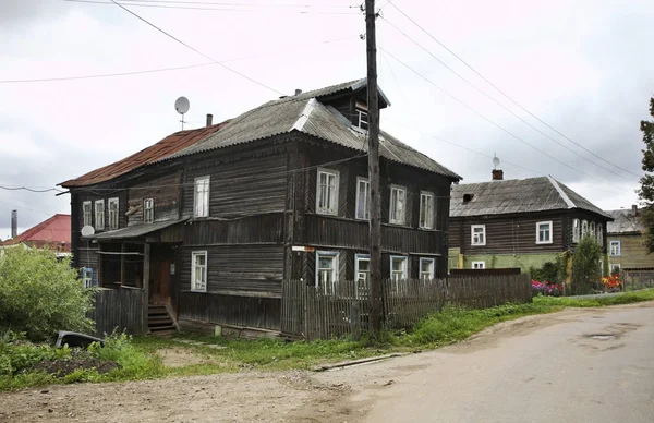 Die Alte Straße Bologoje Tver Oblast Russland — Stockfoto