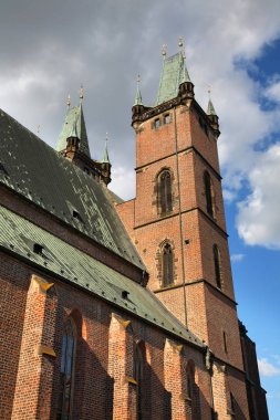 Hradec Kralove 'daki Kutsal Ruh Katedrali. Çek Cumhuriyeti