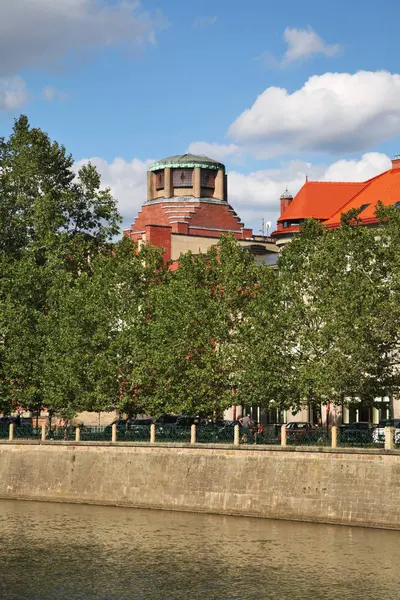 Bohem Müzesi Hradec Kralove Deki Elbe Nehri Nin Seti Çek — Stok fotoğraf