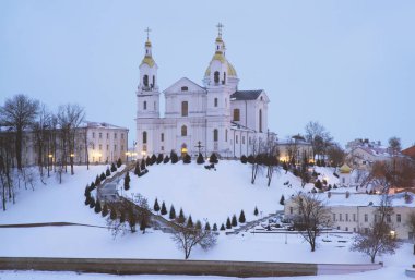 Dormition Katedrali - Vitebsk 'teki Varsayım Katedrali. Beyaz Rusya