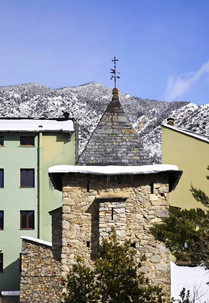 Casa Vall Andorra Vella Andorra — Foto de Stock