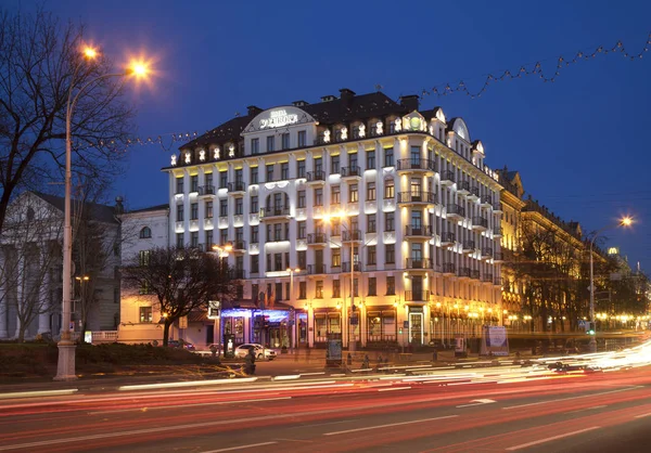 Calle Lenin Minsk Belarús — Foto de Stock