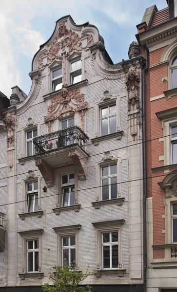 Katowice Maja Caddesi Numaradaki Eski Polonya — Stok fotoğraf