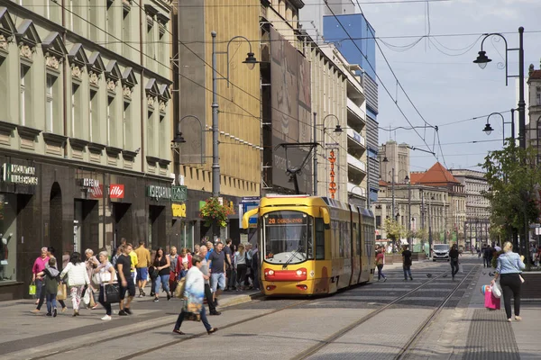 Maja Straße Katowice Polen — Stockfoto