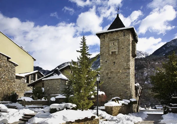 Casa Vall Andorra Vella Andorra — Foto de Stock