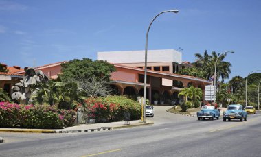 Varadero 'nun manzarası. Küba