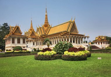 Kraliyet Sarayı 'ndaki (Preah Barum Reachea Veang Nei Preah Reacheanachak Kampuchea) Preah Tineang Tevea Vinnichay Mohai Moha Prasat. Kamboçya