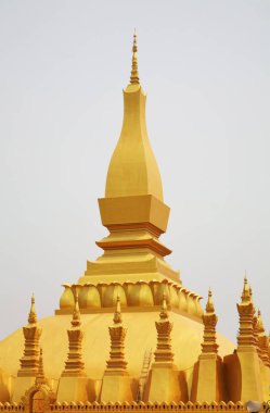 Vientiane 'deki Pha That Luang tapınağı. Laos