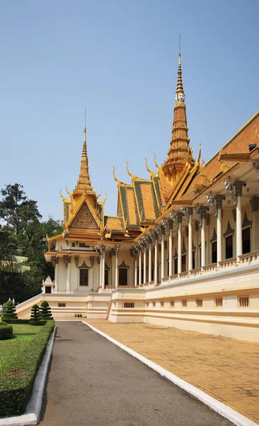 Salle Trône Preah Tineang Tevea Vinnichay Mohai Moha Prasat Palais — Photo