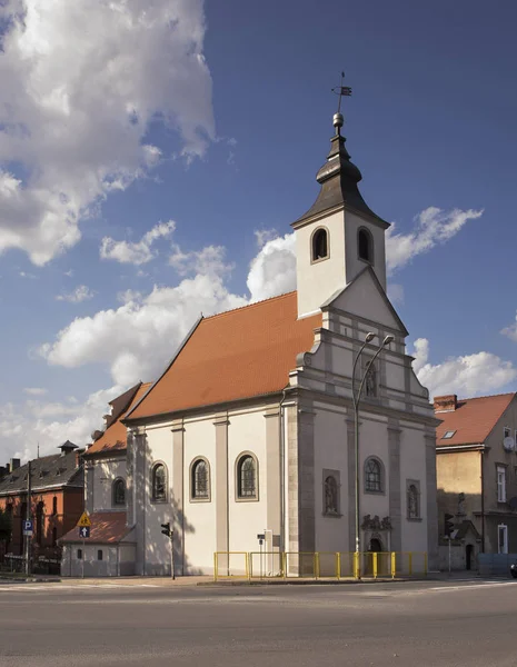 Kościół Rzymskokatolicki Ducha Świętego Zagan Polska — Zdjęcie stockowe