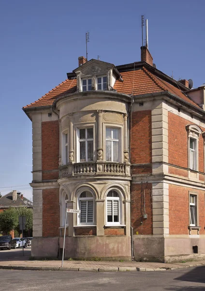 Antigua Casa Distrito Histórico Zagan Polonia —  Fotos de Stock