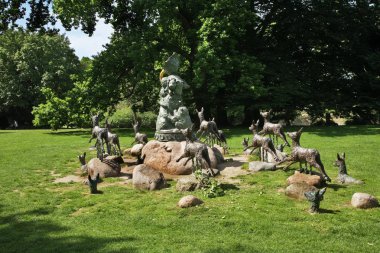 Malmö 'deki Kungsparken Parkı. İsveç