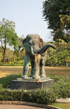 Bangkok 'taki Suan Romaninaht parkı. Tayland Krallığı