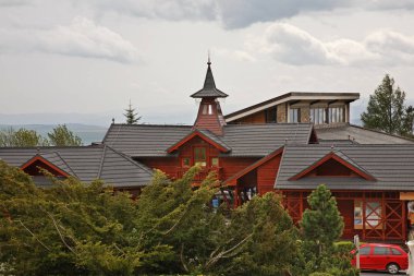 Stary Smokovec 'in ana meydanı. Slovakya