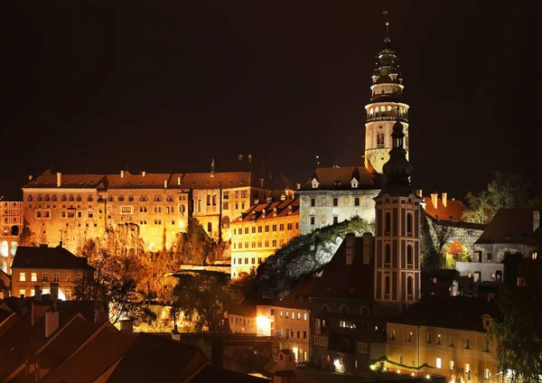 Panoramautsikt Över Cesky Krumlov Tjeckiska Republiken — Stockfoto