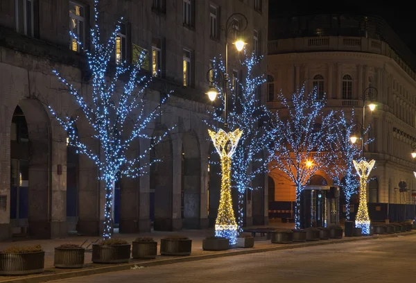 Décorations Vacances Nowy Swiat Varsovie Pologne — Photo