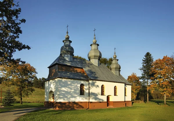 Iglesia San Teodosio Pecherski Malawa Podkarpackie Voivodato Polonia — Foto de Stock