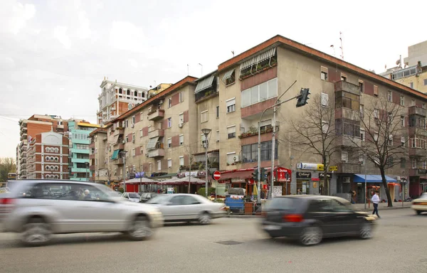 Utsikt Tirana Albania – stockfoto