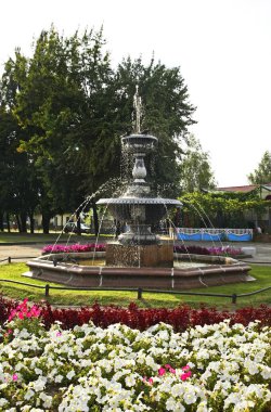 Brest 'teki çeşme. Beyaz Rusya