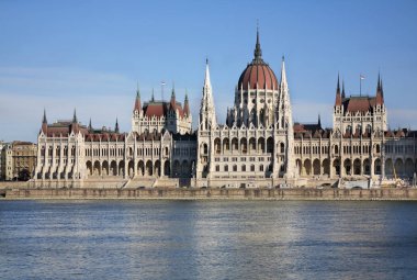 Budapeşte 'deki Macar parlamento binası. Macaristan