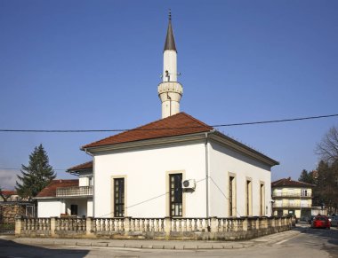 Bihac 'taki Harmanska camii. Bosna-Hersek