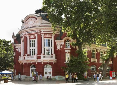 Varna 'daki Stoyan Bachvarov Tiyatrosu. Bulgaristan