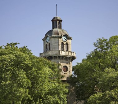 Varna 'daki saat kulesi. Bulgaristan