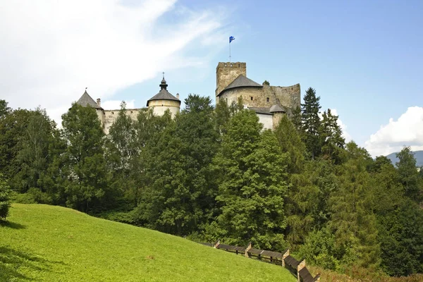 Château Niedzica Château Dunajec Près Niedzica Pologne — Photo