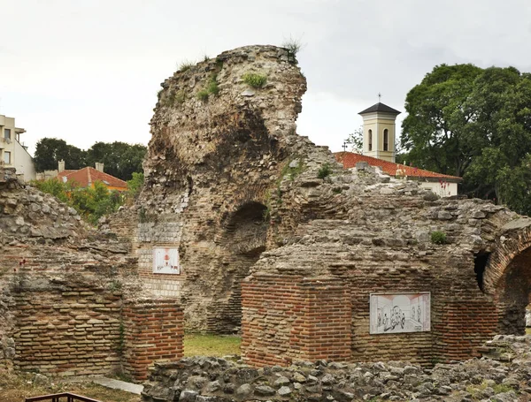 Ruinen Der Römischen Thermen Varna Bulgarien — Stockfoto