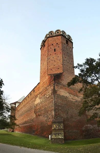 Castelo Real Leczyca Polónia — Fotografia de Stock