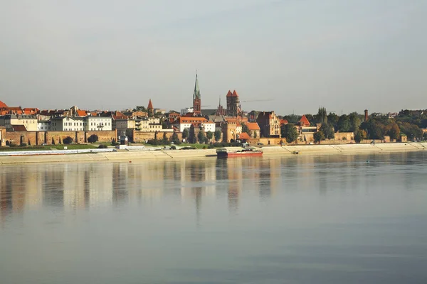 Panoramiczny Widok Toruń Polska — Zdjęcie stockowe