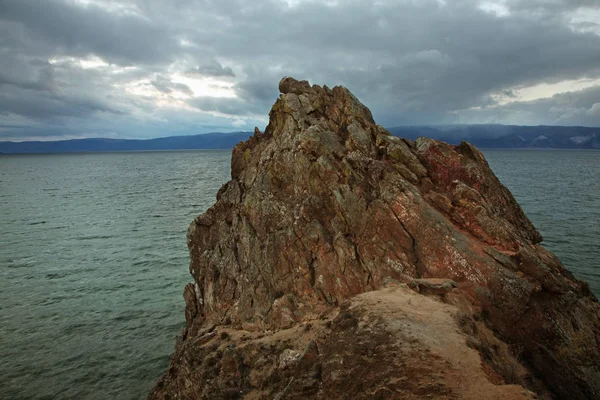 Shaman Rock Khuzhir Olkhonsky District Irkutsk Oblast Russia — Stock Photo, Image