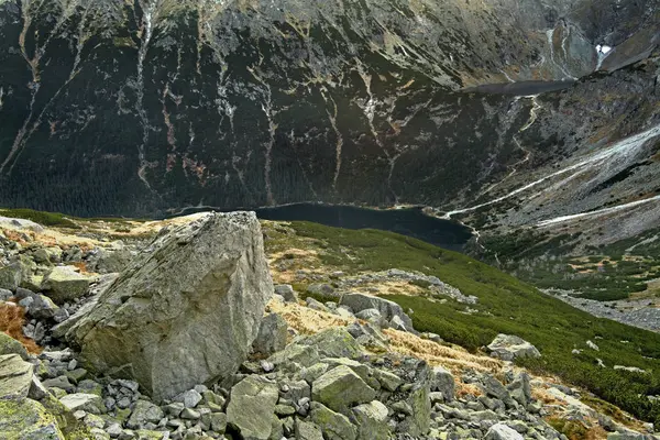 Sea Eye Morskie Oko Lago Vicino Zakopane Polonia — Foto Stock