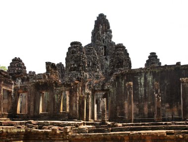 Angkor Thom 'daki Prasat tapınağı. Siem Reap bölgesi. Kamboçya Bayonu