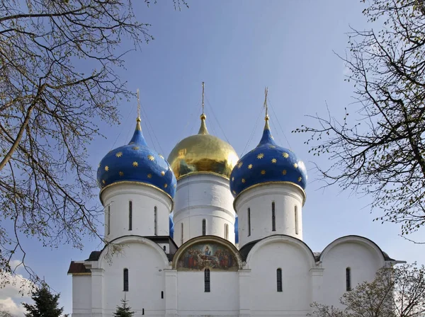 Catedral Assunção Trinity Lavra Sergiyev Posad Rússia — Fotografia de Stock