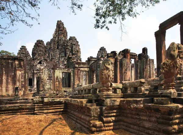 Templo Prasat Bayon Angkor Thom Provincia Siem Reap Camboya — Foto de Stock