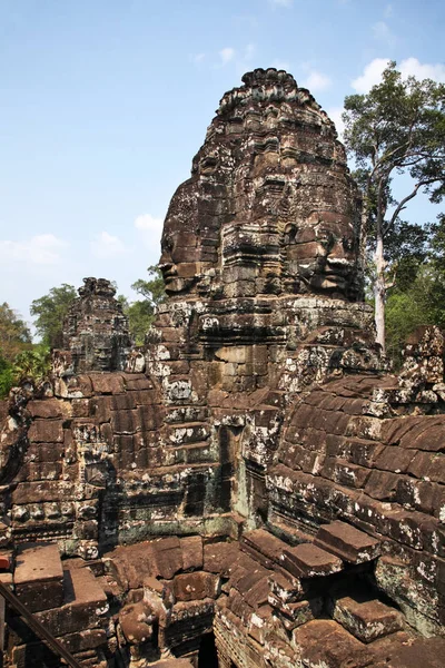 Prasat Bayon Tempel Bij Angkor Thom Provincie Siem Reap Cambodja — Stockfoto