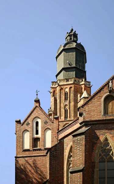 Chiesa Santa Elisabetta Breslavia Polonia — Foto Stock