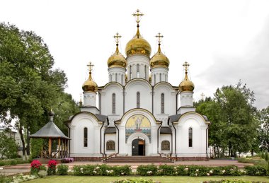 Aziz Niklas Manastırı 'ndaki Aziz Niklas Katedrali. Pereslavl-Zalessky. Yaroslavl Oblastı. Rusya