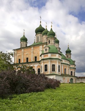 Goritsky Manastırı 'ndaki varsayım katedrali. Pereslavl-Zalessky. Yaroslavl Oblastı. Rusya