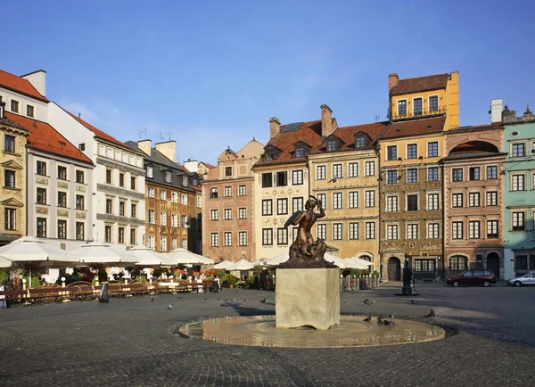 Rynek Warszawie Polska — Zdjęcie stockowe