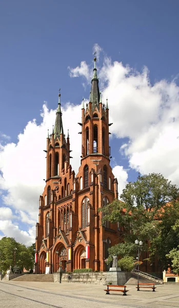 Catedral Basílica Assunção Bem Aventurada Virgem Maria Bialystok Polónia — Fotografia de Stock