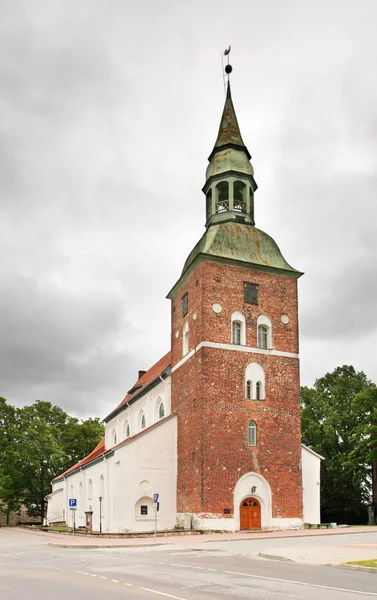 Iglesia San Simón Valmiera Letonia — Foto de Stock