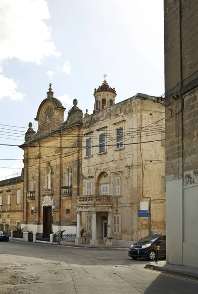 Kościół Matki Bożej Pompejskiej Victorii Wyspa Gozo Malta — Zdjęcie stockowe