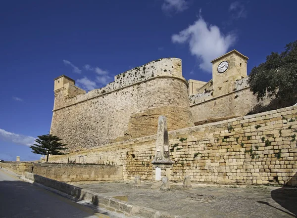 Ciudadela Victoria Isla Gozo Malta — Foto de Stock