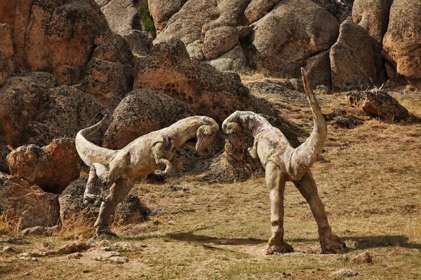 Dinozaury Parku Narodowym Gorkhi Terelj Mongolia — Zdjęcie stockowe