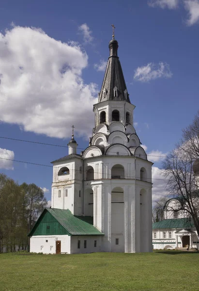 Église Crucifixion Clocher Couvent Holy Dormition Alexandrov Kremlin Dans Ville — Photo