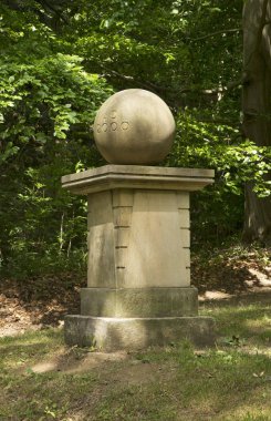 Marianske Lazne 'deki Milenyum Anıtı. Çek Cumhuriyeti