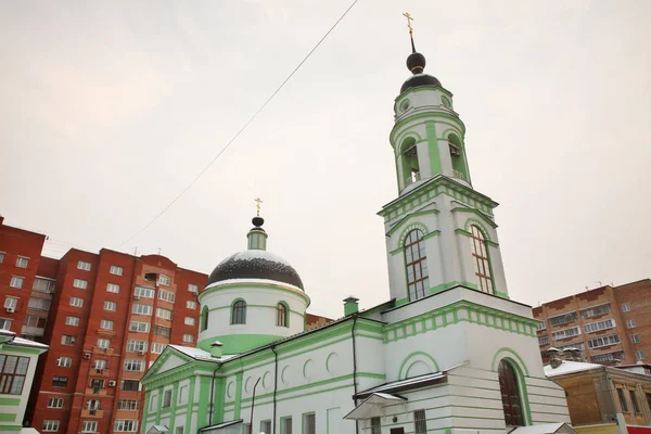 Εκκλησία Του Βασιλικού Ανόητου Για Τον Χριστό Στην Καλούγκα Ρωσία — Φωτογραφία Αρχείου