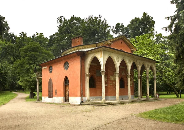 Casa Gótica Pulawy Polonia — Foto de Stock